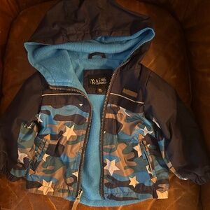 Target's iXtreme Discontinued Blue/Camo Print Baby Jacket Sz 18Mo